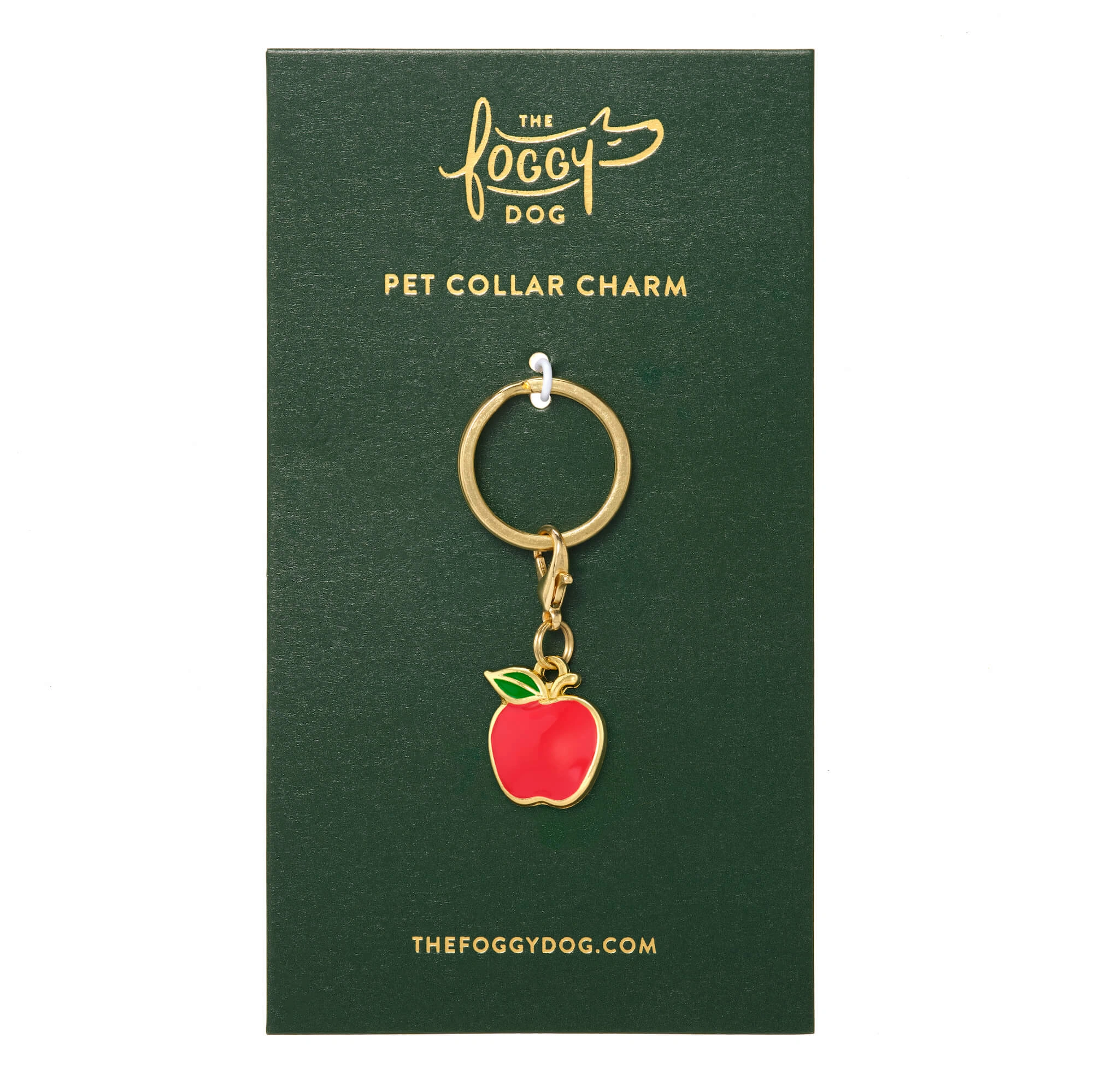 Apple Collar Charm: Chic Accessory for Your Tech Style