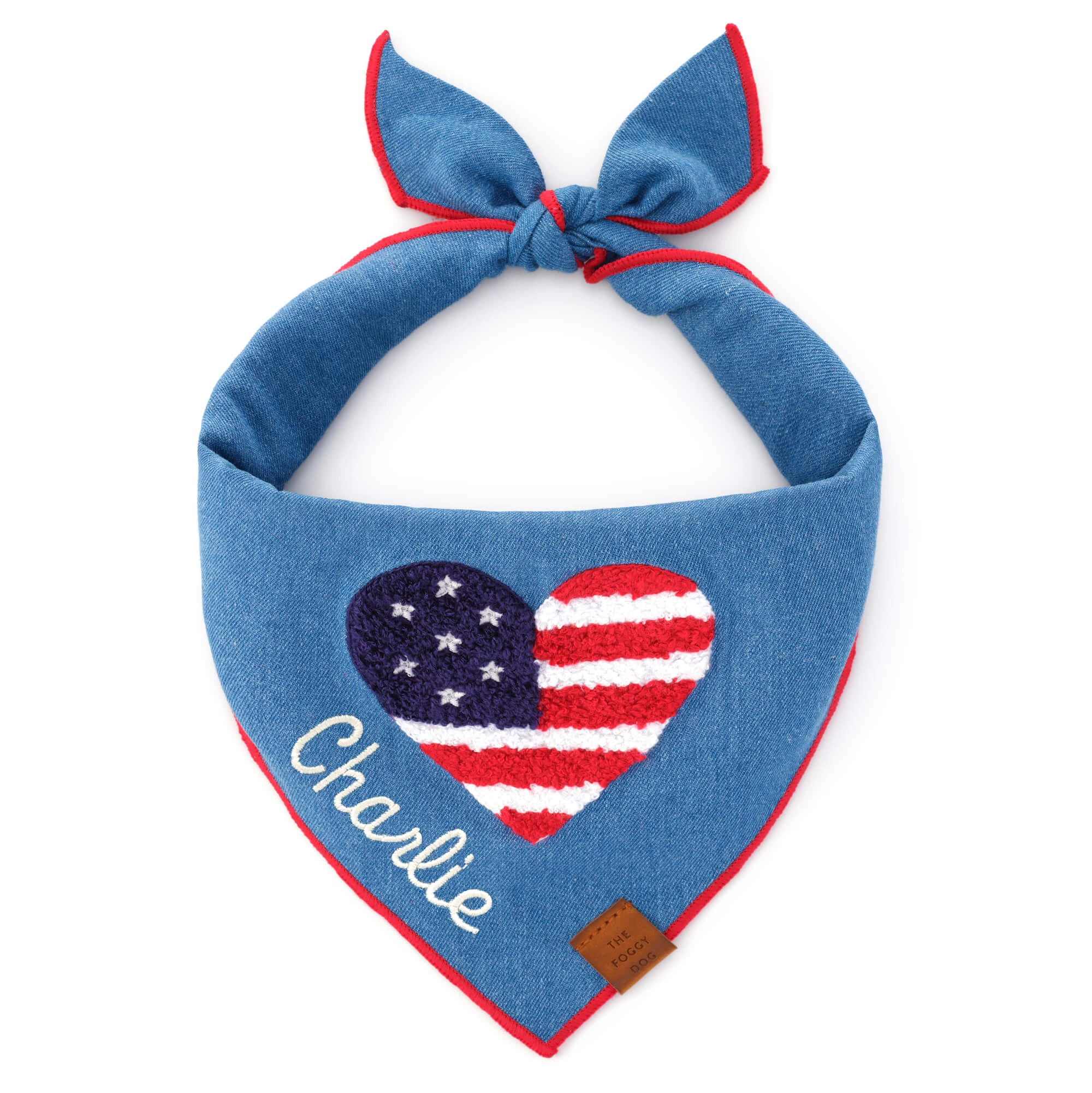 Stars Stripes Snouts American Dog Bandana Adorable Patriotic Pup Accessory